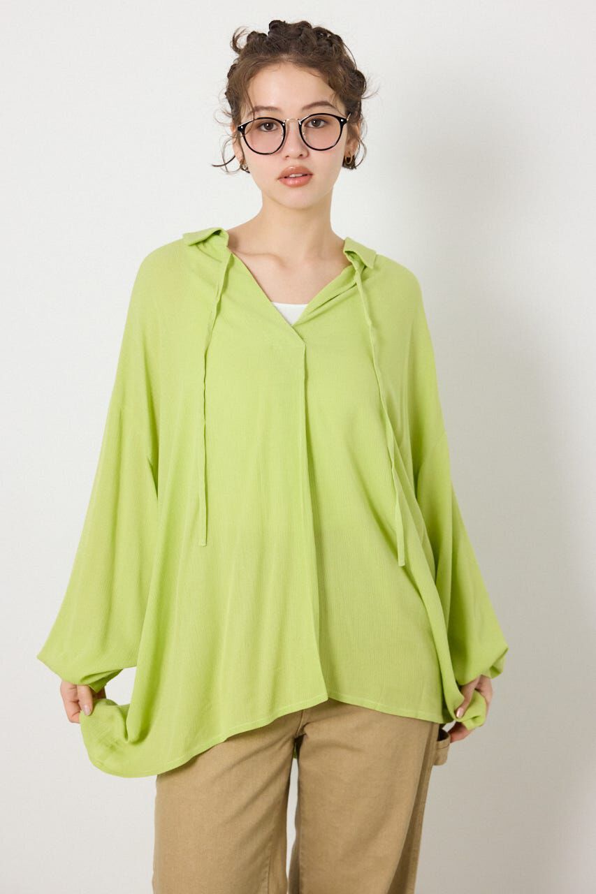 RODEO CROWNS「レーヨンクレープ2WAYシャツ」|シャツ・ブラウス|