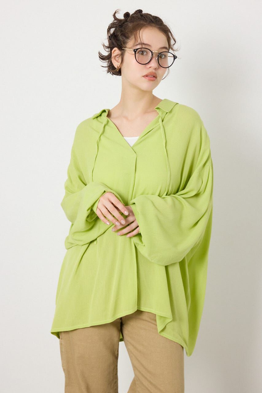 RODEO CROWNS「レーヨンクレープ2WAYシャツ」|シャツ・ブラウス|