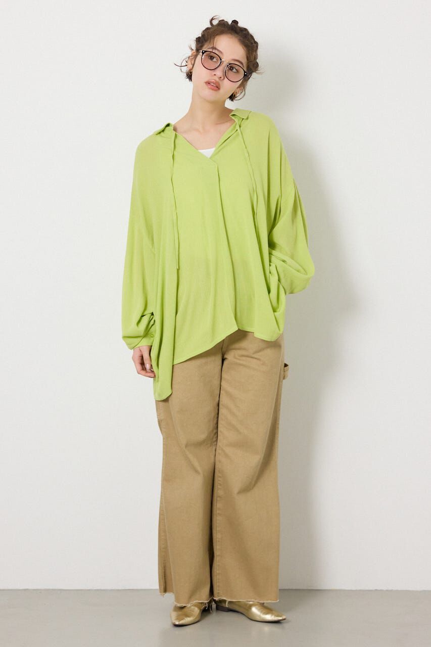 RODEO CROWNS「レーヨンクレープ2WAYシャツ」|シャツ・ブラウス|