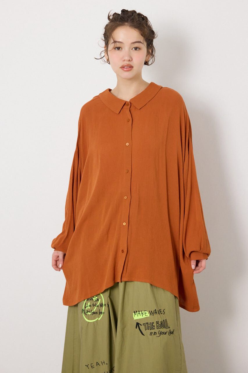 RODEO CROWNS「レーヨンクレープ2WAYシャツ」|シャツ・ブラウス|