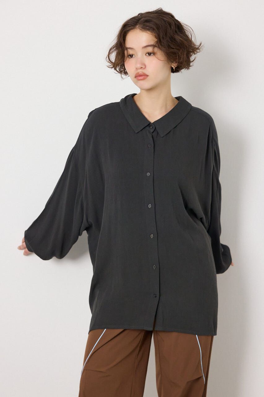 RODEO CROWNS「レーヨンクレープ2WAYシャツ」|シャツ・ブラウス|C.GRY
