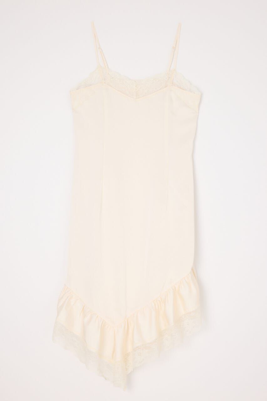 LAGUA GEM「SATIN LACE CAMI ワンピース」|ワンピース|