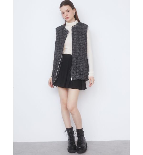 CALNAMUR「REVERSIBLE FUR VEST/リバーシブルファーベスト」|その他|
