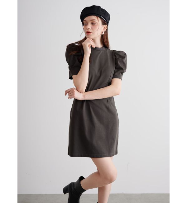CALNAMUR「TULLE SKIRT SET MINI OP/チュールスカートセットミニワンピース」|ワンピース|