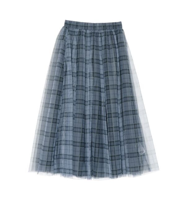 CALNAMUR「TULLE SKIRT SET MINI OP/チュールスカートセットミニワンピース」|ワンピース|