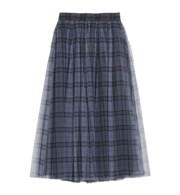 CALNAMUR「TULLE SKIRT SET MINI OP/チュールスカートセットミニワンピース」|ワンピース|