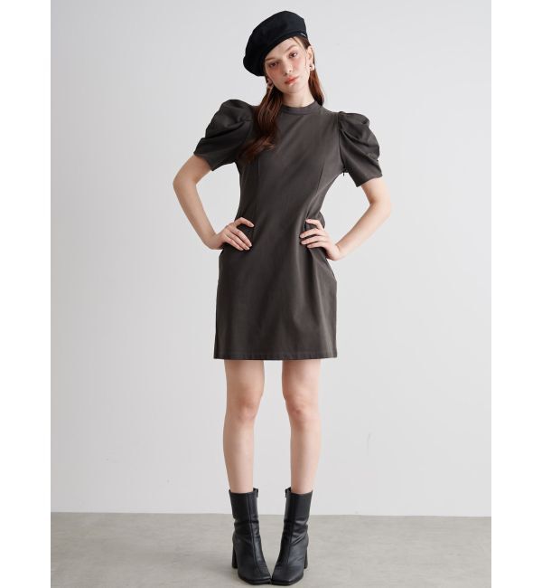 CALNAMUR「TULLE SKIRT SET MINI OP/チュールスカートセットミニワンピース」|ワンピース|