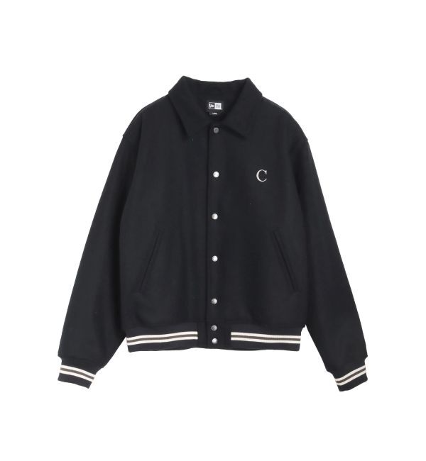 CALNAMUR「＜CALNAMUR&times;NEW ERA＞MELTON VARSITY CALNAMUR」|ブルゾン・スタジャン|