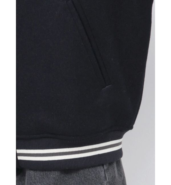 CALNAMUR「＜CALNAMUR&times;NEW ERA＞MELTON VARSITY CALNAMUR」|ブルゾン・スタジャン|