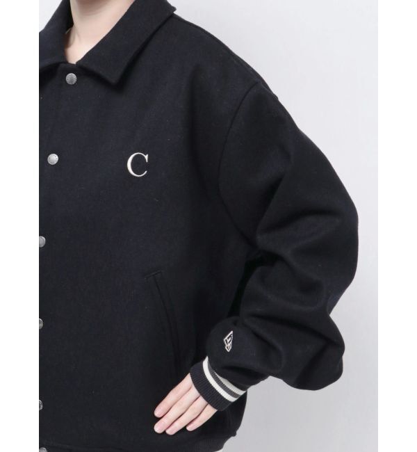 CALNAMUR「＜CALNAMUR&times;NEW ERA＞MELTON VARSITY CALNAMUR」|ブルゾン・スタジャン|