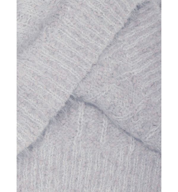 CALNAMUR「2WAY MIX YARN CABLE KNIT/２WAYヤーンケーブルニット」|ニット・セーター|