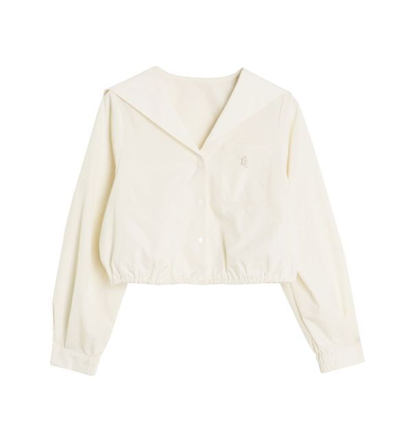 CALNAMUR「SAILOR COLLAR BLOUSON/セーラーカラーブルゾン」|ブルゾン・スタジャン|
