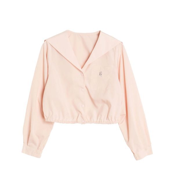 CALNAMUR「SAILOR COLLAR BLOUSON/セーラーカラーブルゾン」|ブルゾン・スタジャン|ピンク