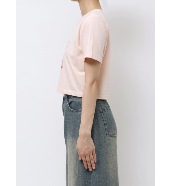 CALNAMUR「PIGLET RIBBON BIJOU TSHIRTS/ピグレットリボンビジューTシャツ」|Tシャツ・カットソー|