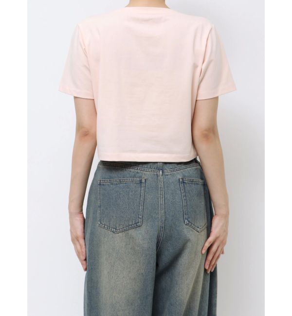 CALNAMUR「PIGLET RIBBON BIJOU TSHIRTS/ピグレットリボンビジューTシャツ」|Tシャツ・カットソー|