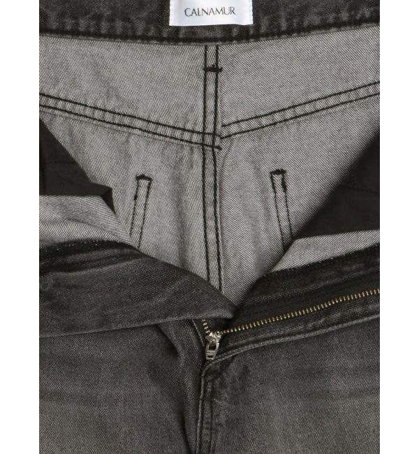 CALNAMUR「2WAY RIBBON DETAILS DENIM/2WAY リボンディティールデニム」|デニム|