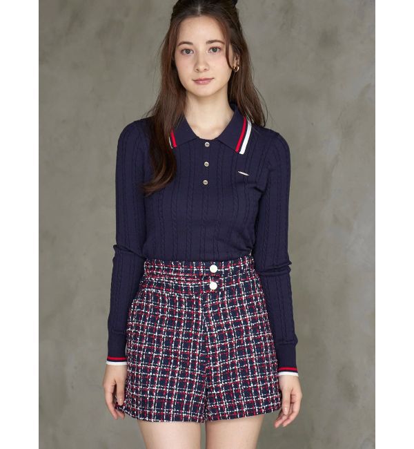 CALNAMUR「クラシカルツイードレイヤードライクミニマルショーツ」|その他|