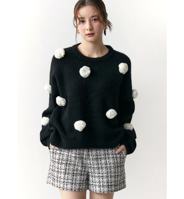 CALNAMUR「クラシカルツイードレイヤードライクミニマルショーツ」|その他|