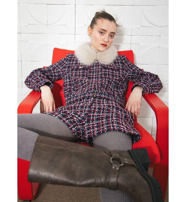 CALNAMUR「クラシカルツイードレイヤードライクミニマルショーツ」|その他|