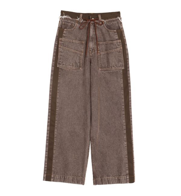 CALNAMUR「サイドラインデニムパンツ」|デニム|