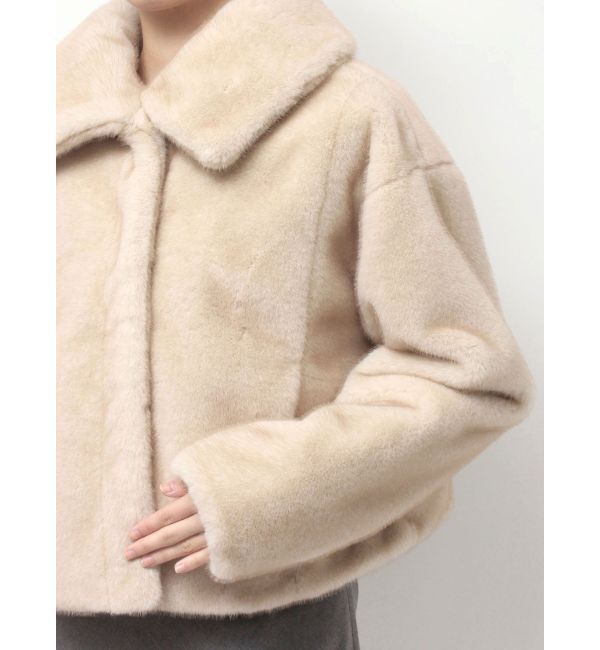 CALNAMUR「フェイクファーブルゾン」|ブルゾン・スタジャン|