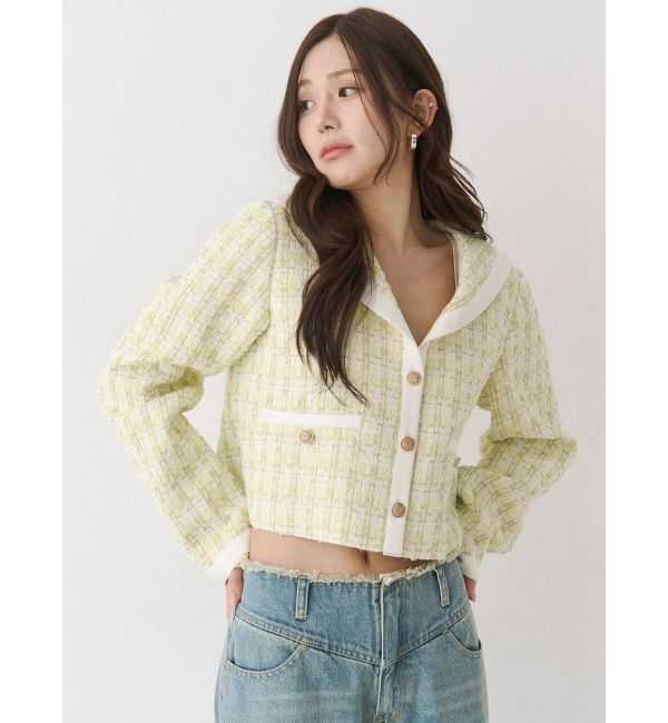 CALNAMUR「セーラーツイードジャケット」|その他|