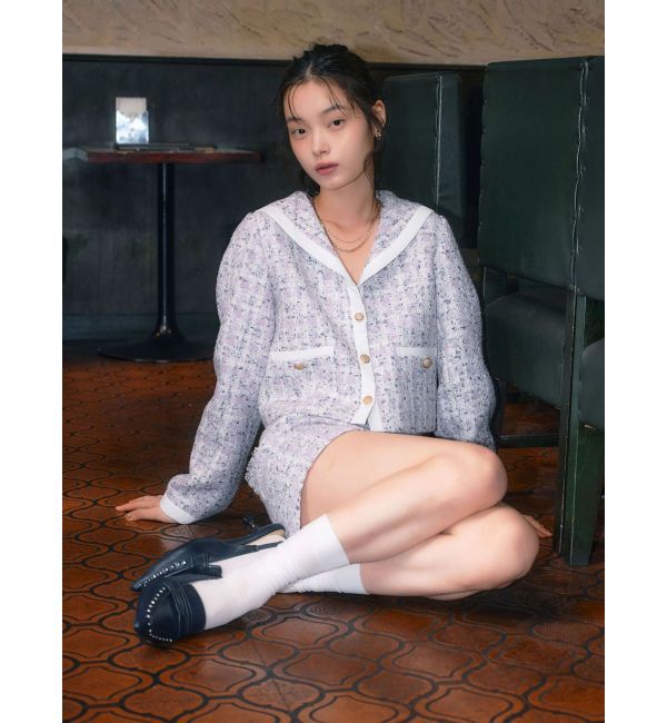 CALNAMUR「セーラーツイードジャケット」|その他|