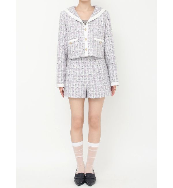 CALNAMUR「セーラーツイードジャケット」|その他|