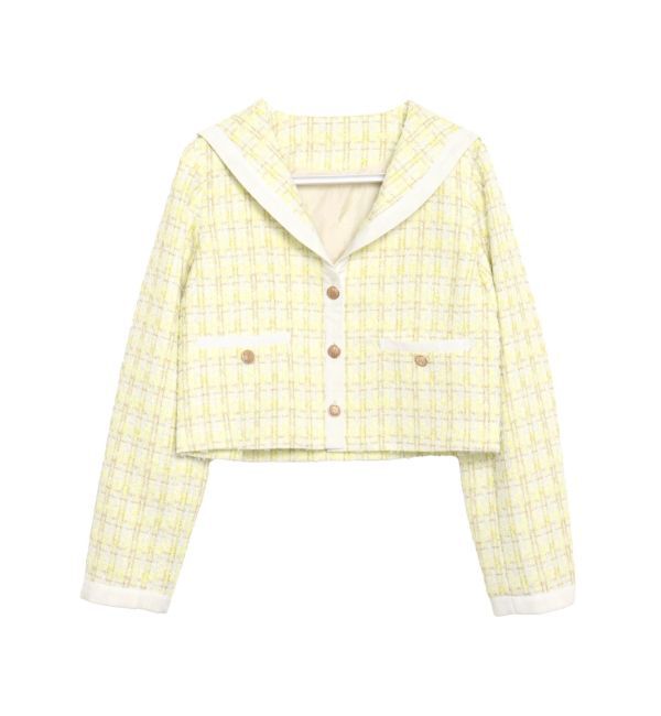 CALNAMUR「セーラーツイードジャケット」|その他|