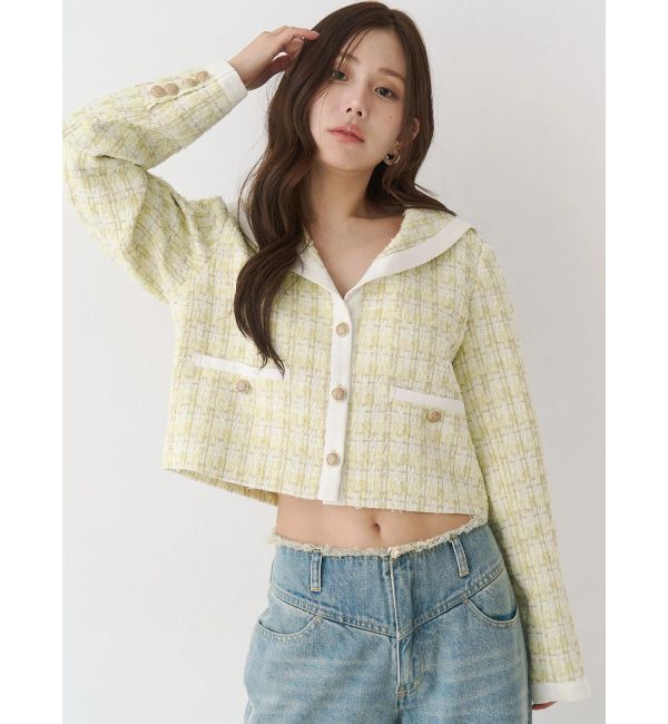 CALNAMUR「セーラーツイードジャケット」|その他|