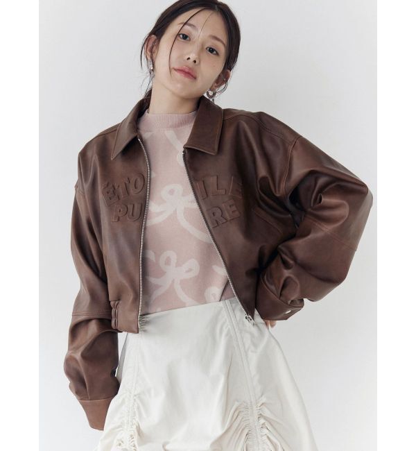 CALNAMUR「リボンパターンニット」|ニット・セーター|