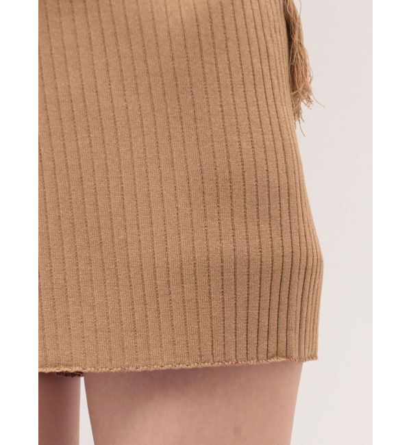 CALNAMUR「バックフリンジニットパンツ」|その他|