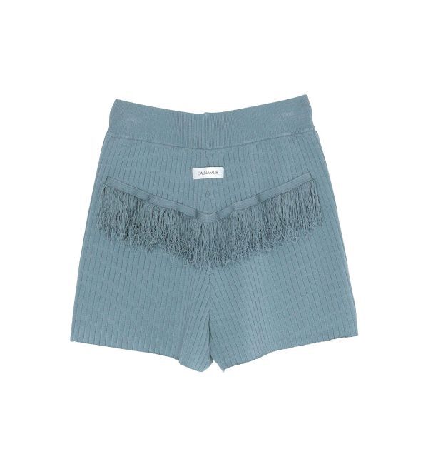 CALNAMUR「バックフリンジニットパンツ」|その他|