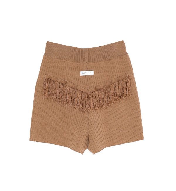 CALNAMUR「バックフリンジニットパンツ」|その他|