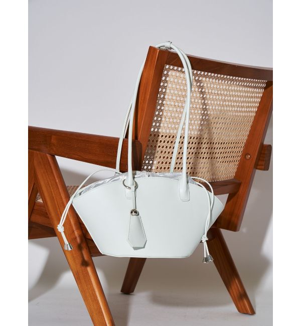 ELENDEEK「ARC LINE BAG」|トートバッグ|ミントグリーン