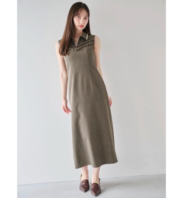 dazzlin「フチフリルレイヤードワンピース」|ワンピース|