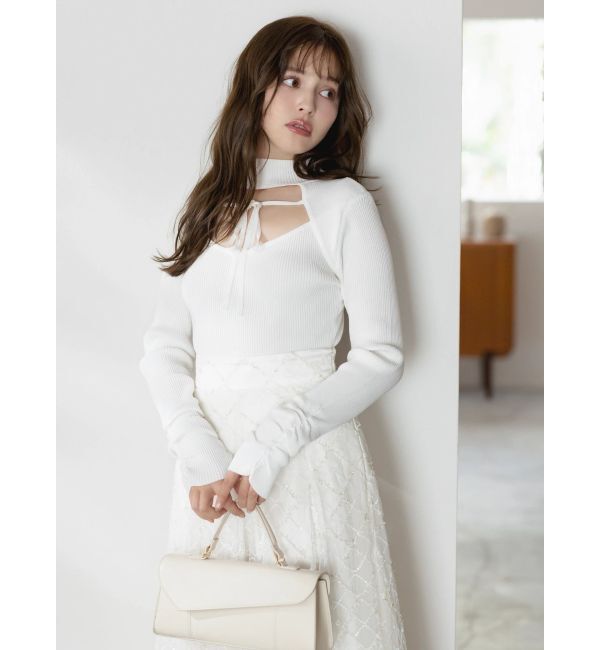 dazzlin「【再生産分】スパンコールチュールチェックスカート」|スカート|