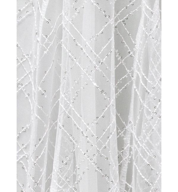 dazzlin「【再生産分】スパンコールチュールチェックスカート」|スカート|