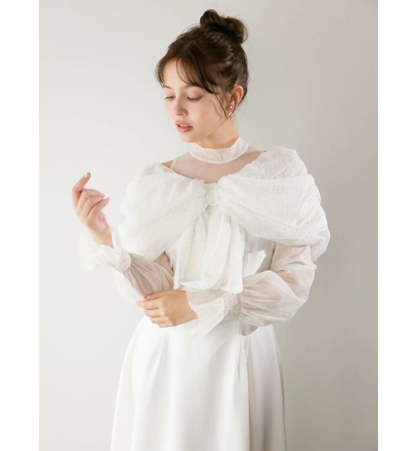 dazzlin「【追加生産分】ビッグリボンドレス」|ドレス|