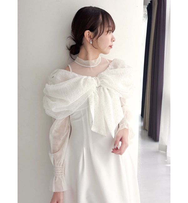 dazzlin「【追加生産分】ビッグリボンドレス」|ドレス|