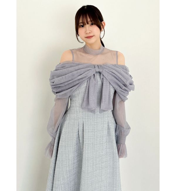 dazzlin「【追加生産分】ビッグリボンドレス」|ドレス|