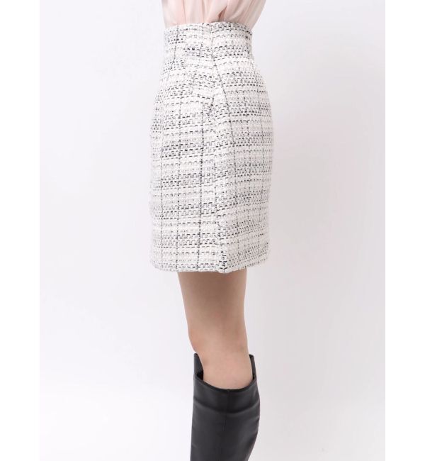 MERCURYDUO「オリジナルツイード台形ミニスカート」|スカート|