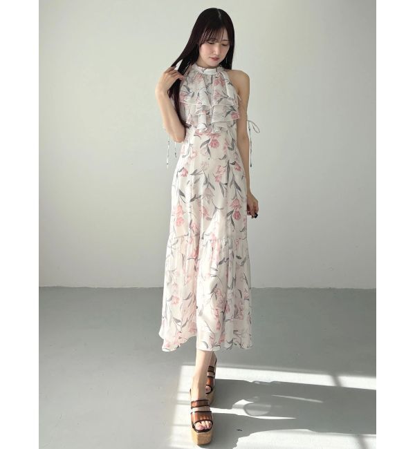 MERCURYDUO「花柄アメスリラッフルワンピース」|ワンピース|