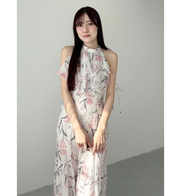 MERCURYDUO「花柄アメスリラッフルワンピース」|ワンピース|