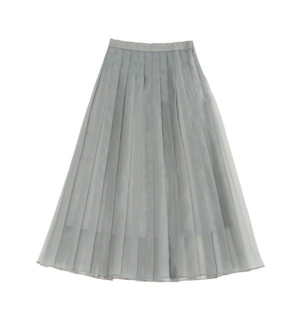 LAGUNAMOON「シアープリーツスカート」|スカート|ライトグレー