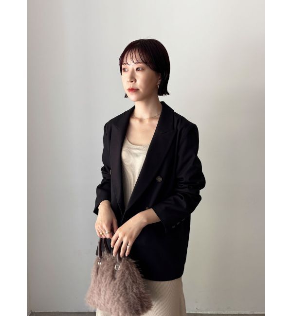 LAGUNAMOON「ダブルブレストテーラードジャケット」|テーラードジャケット|ブラック