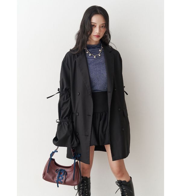 jouetie「ラメハイネックトップス」|Tシャツ・カットソー|