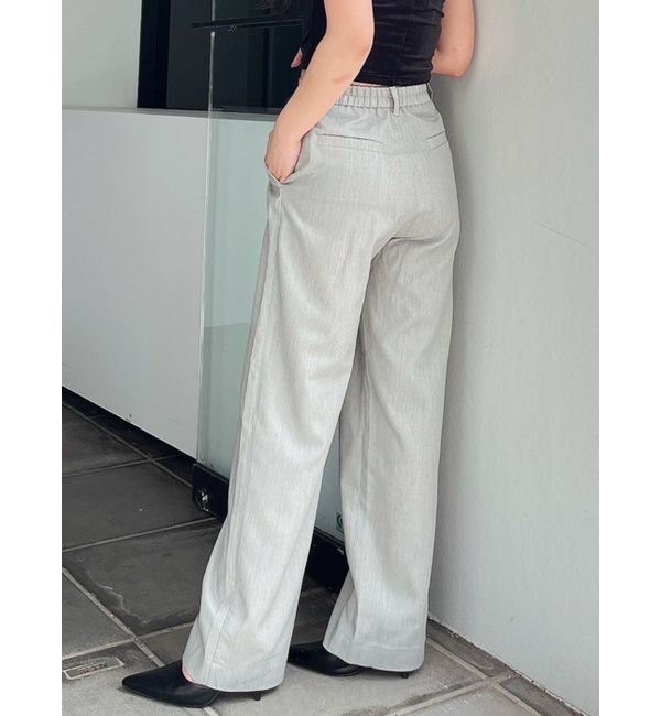 GYDA「ハイウエストタックワイドスラックスパンツ」|その他|