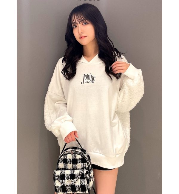 GYDA「ボアドッキングBIGパーカー」|パーカー|