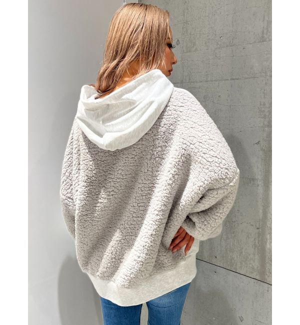 GYDA「ボアドッキングBIGパーカー」|パーカー|